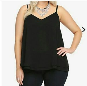 COPY - TORRID Double layer Chiffon Cami